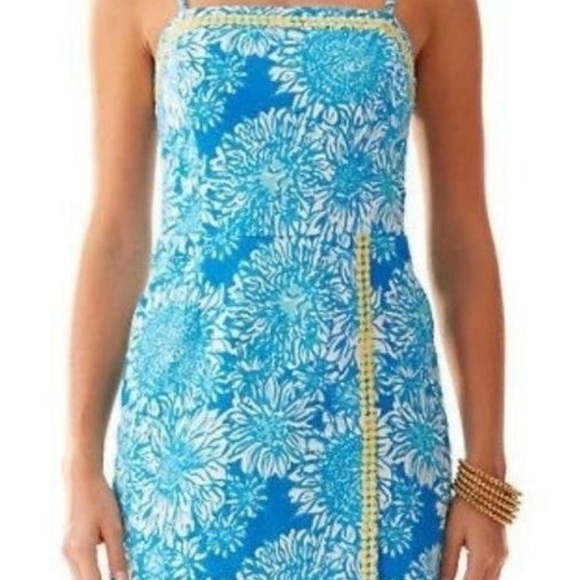 Lilly Pulitzer Blue and White Floral Mini Skort Dress, Size 2 - Picture 7 of 15